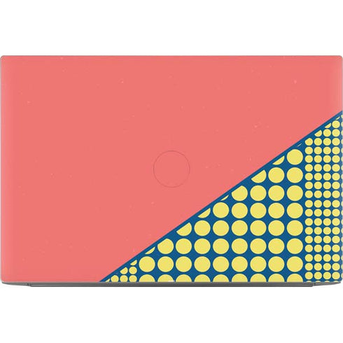 Coral Diagonal Split Dell XPS Skin
